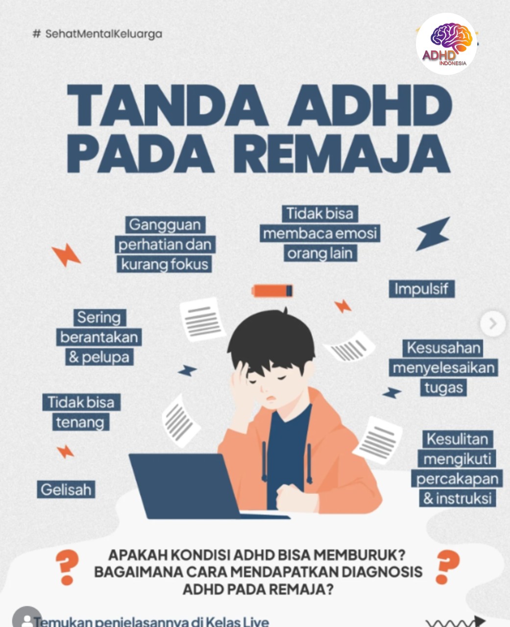 Screening ADHD Non-Diagnostik: Edukasi Awal bagi Orang Tua di Kota Bogor